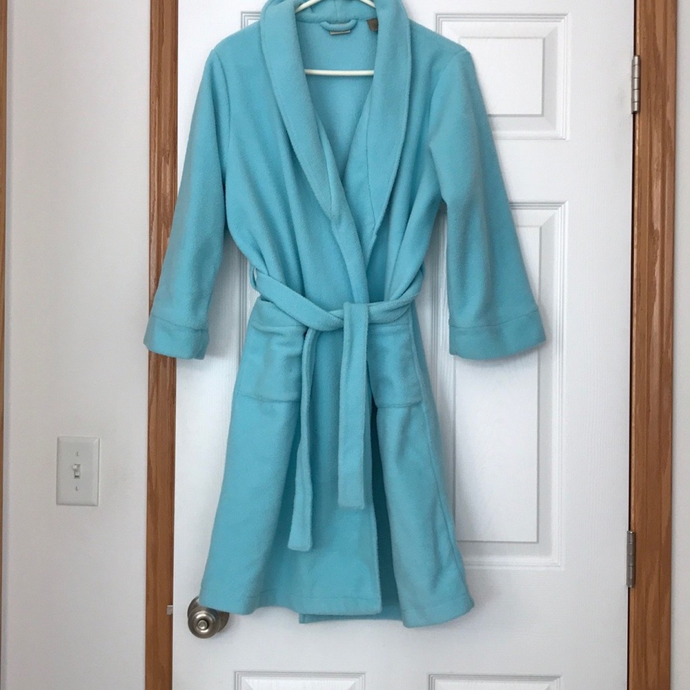 LL Bean fleece robe